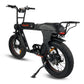 Cruz73 Retro Electric Bike - Black - 250W - AmpTrek