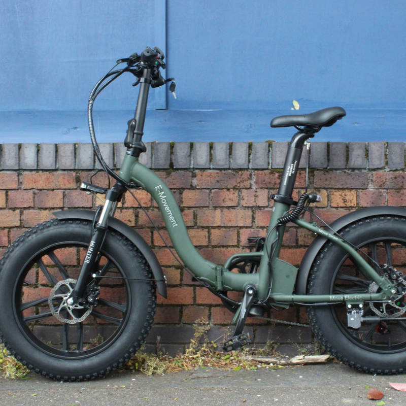 E-Movement Hunter Extreme – Step-Through Folding Fat Tyre Electric Bike - AmpTrek