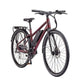 Ezego Commute EX - Unisex Electric Bike - 250W Burgundy - AmpTrek