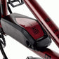 Ezego Commute EX - Unisex Electric Bike - 250W Burgundy - AmpTrek