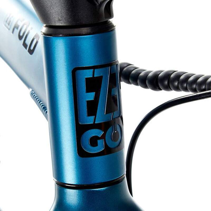 Ezego Fold - Folding Electric Bike - 250W Teal - AmpTrek