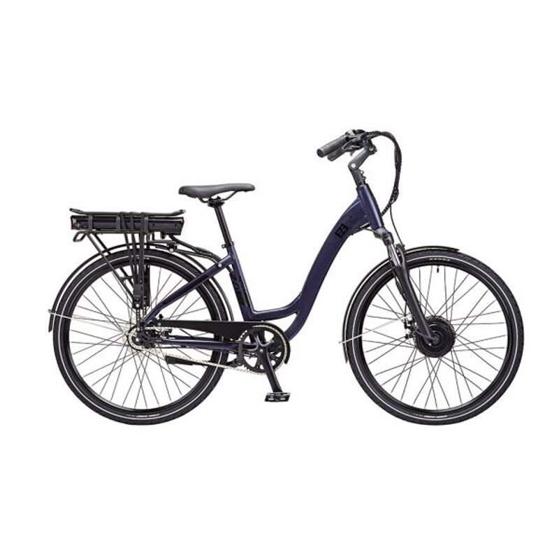 Ezego Step NX 26" - Step Through Electric Bike - 250W Blue - AmpTrek