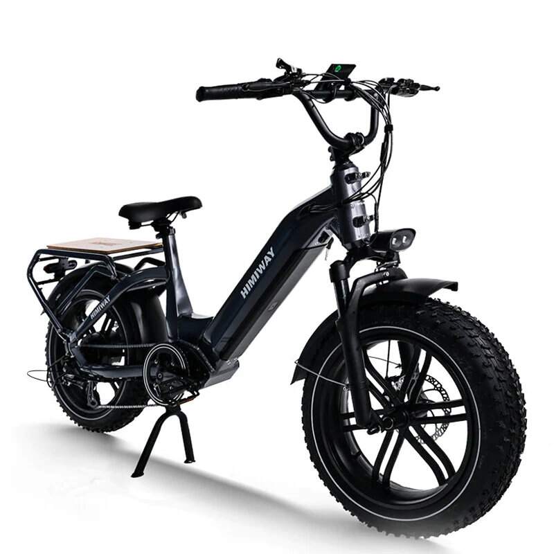 Himiway Big Dog - Long Range Electric Cargo Bike - 250W Black - AmpTrek