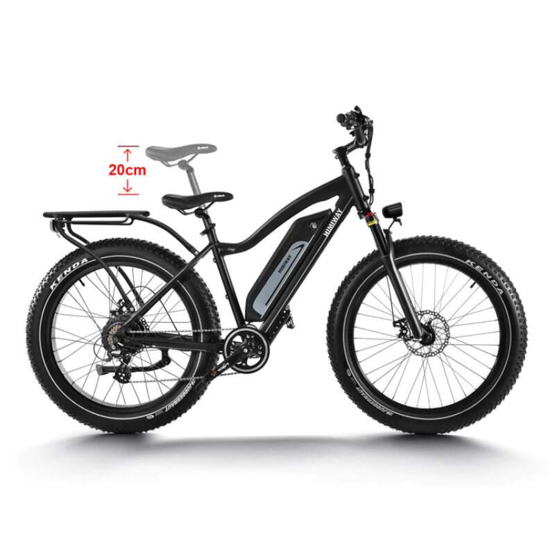 Himiway Cruiser - Long Range Fat Tyre Electric Bike - 250W Black - AmpTrek