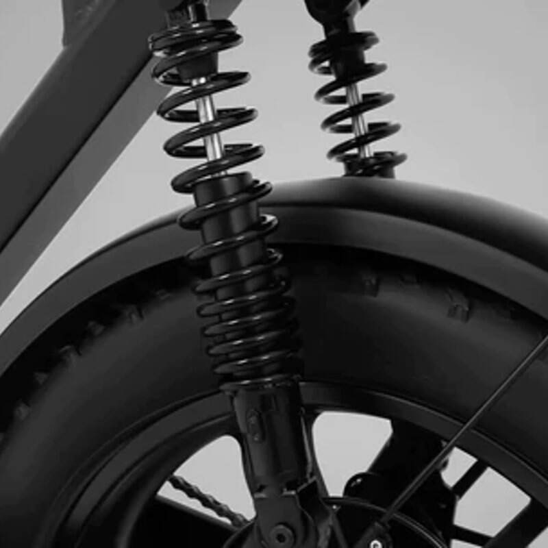 Himiway Escape Pro - Long Range Moped Style Fat Tyre Electric Bike - 250W Black - AmpTrek