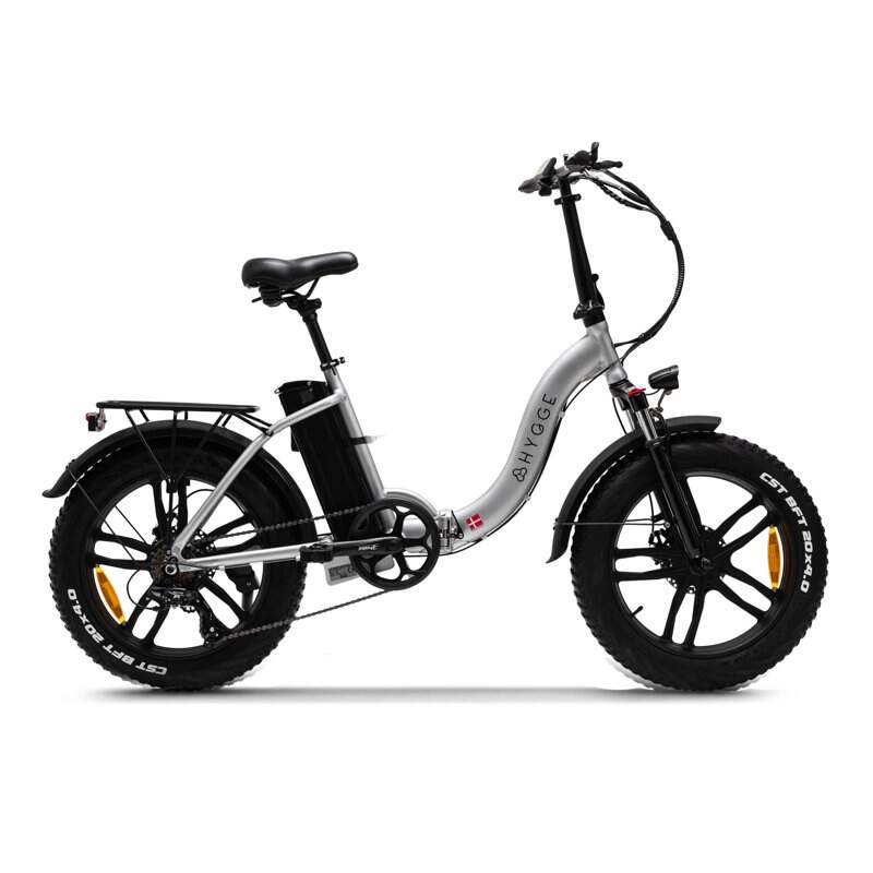 Hygge Vester Step Through Folding Fat Tyre Electric Bike - 250W