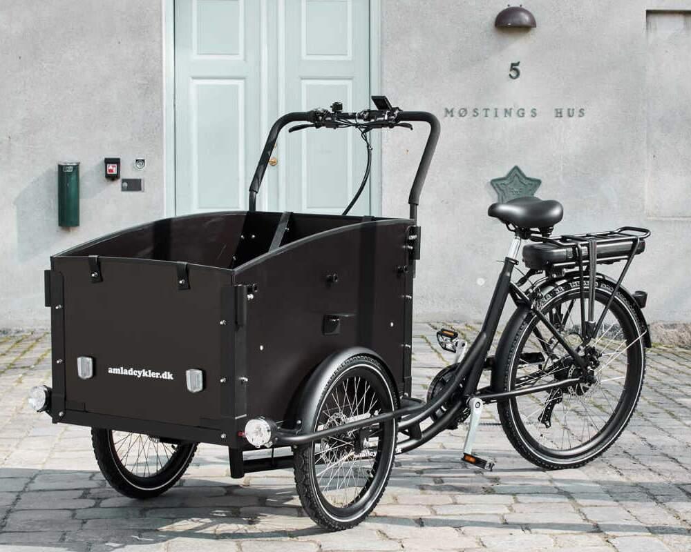 Amcargobikes Ultimate Curve Tadpole Cargo Electric Tricycle - AmpTrek