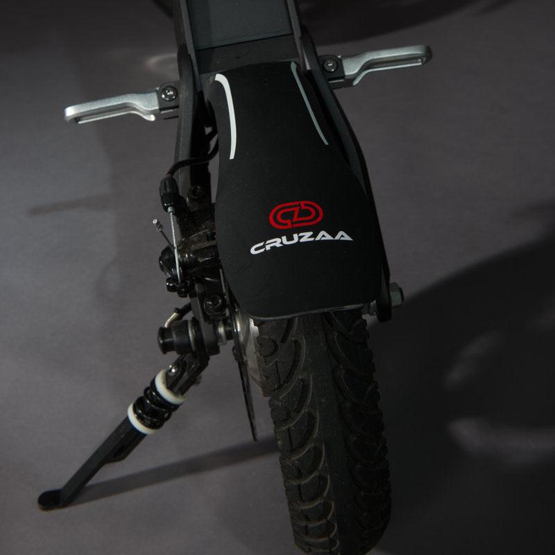 Cruzaa Pro LIMITED EDITION - Sit-down E-Scooter with Built-in Speakers & Bluetooth - Foldable - 350W - Carbon Black - AmpTrek