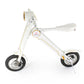 Cruzaa Sit-down E-Scooter with Built-in Speakers & Bluetooth - Foldable - 250W - Racing White - AmpTrek