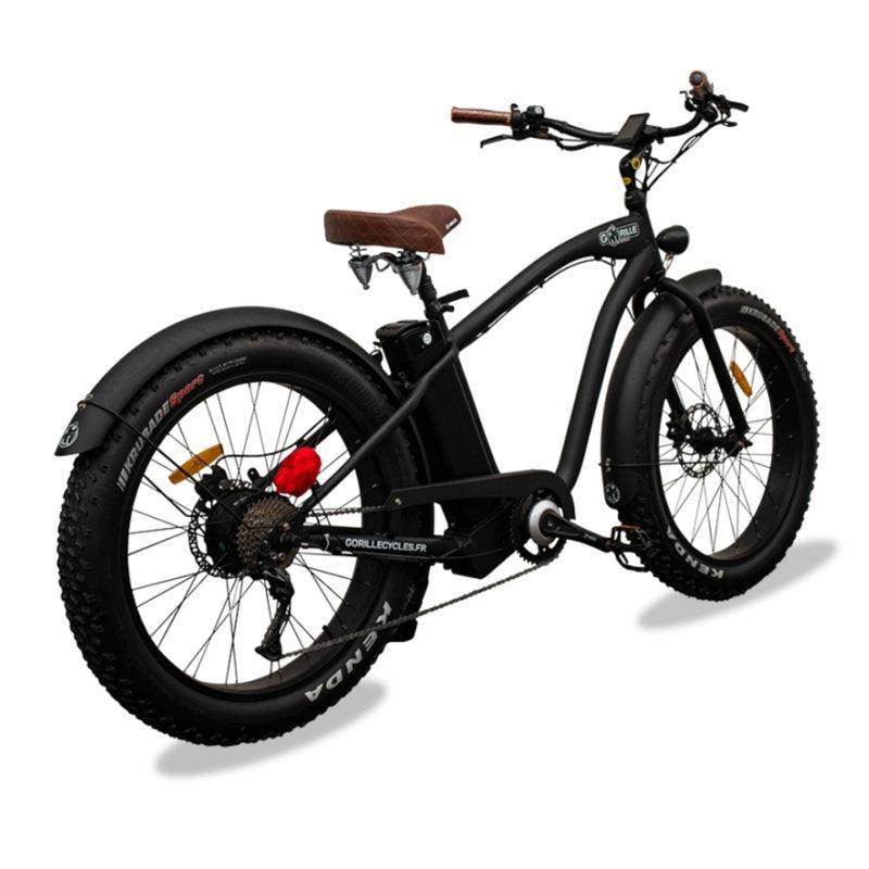B-Stock - Gorille Cruiser - Cross Bar Electric Bike - Fat Tyres - Matt Black 250W / 418Wh - AmpTrek