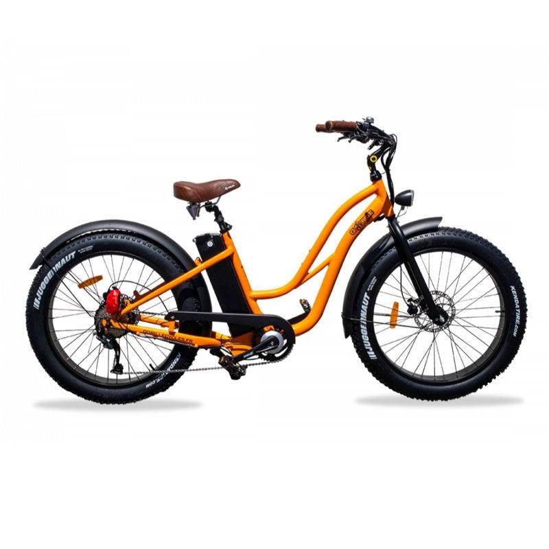 Gorille Cruiser - Ladies Step Through Electric Bike - Fat Tyres - 48V 980Wh - 750W - AmpTrek
